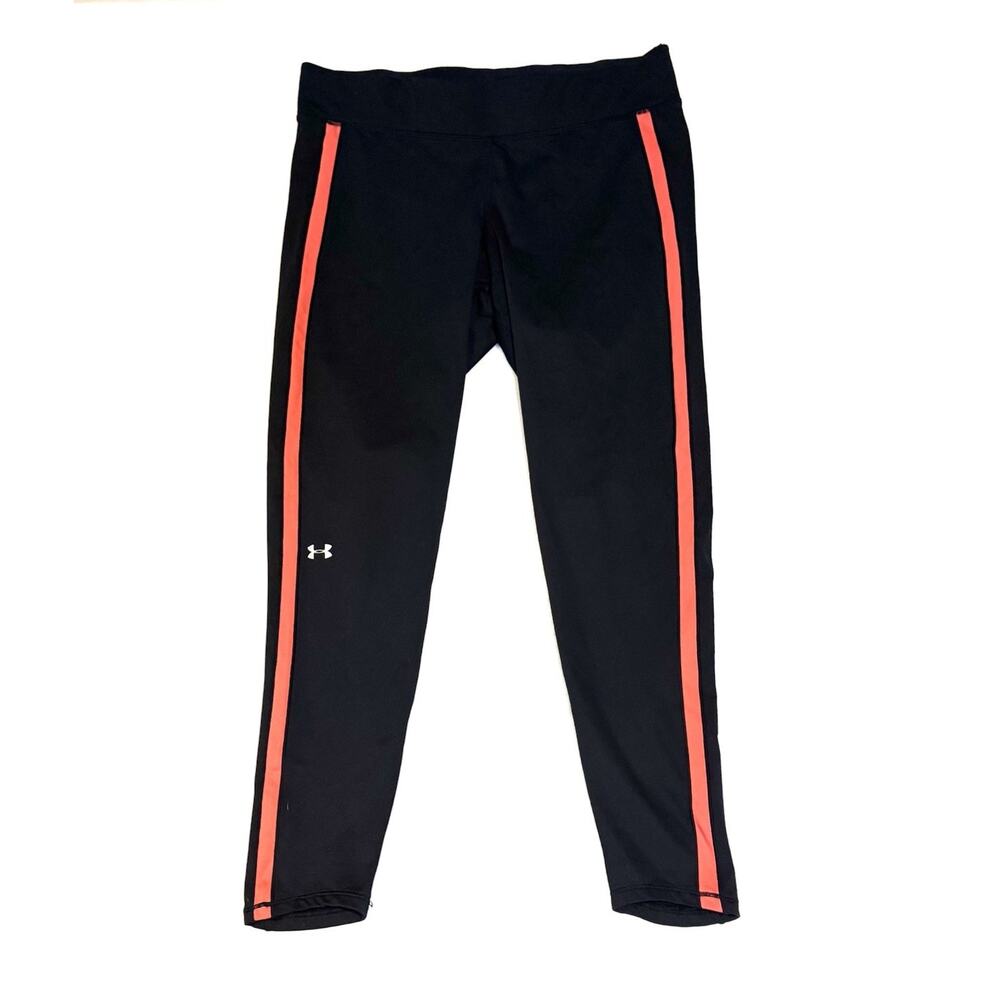 Under Armour Leggings UA Cozy Graphic Black & Coral 1349737 Women XL